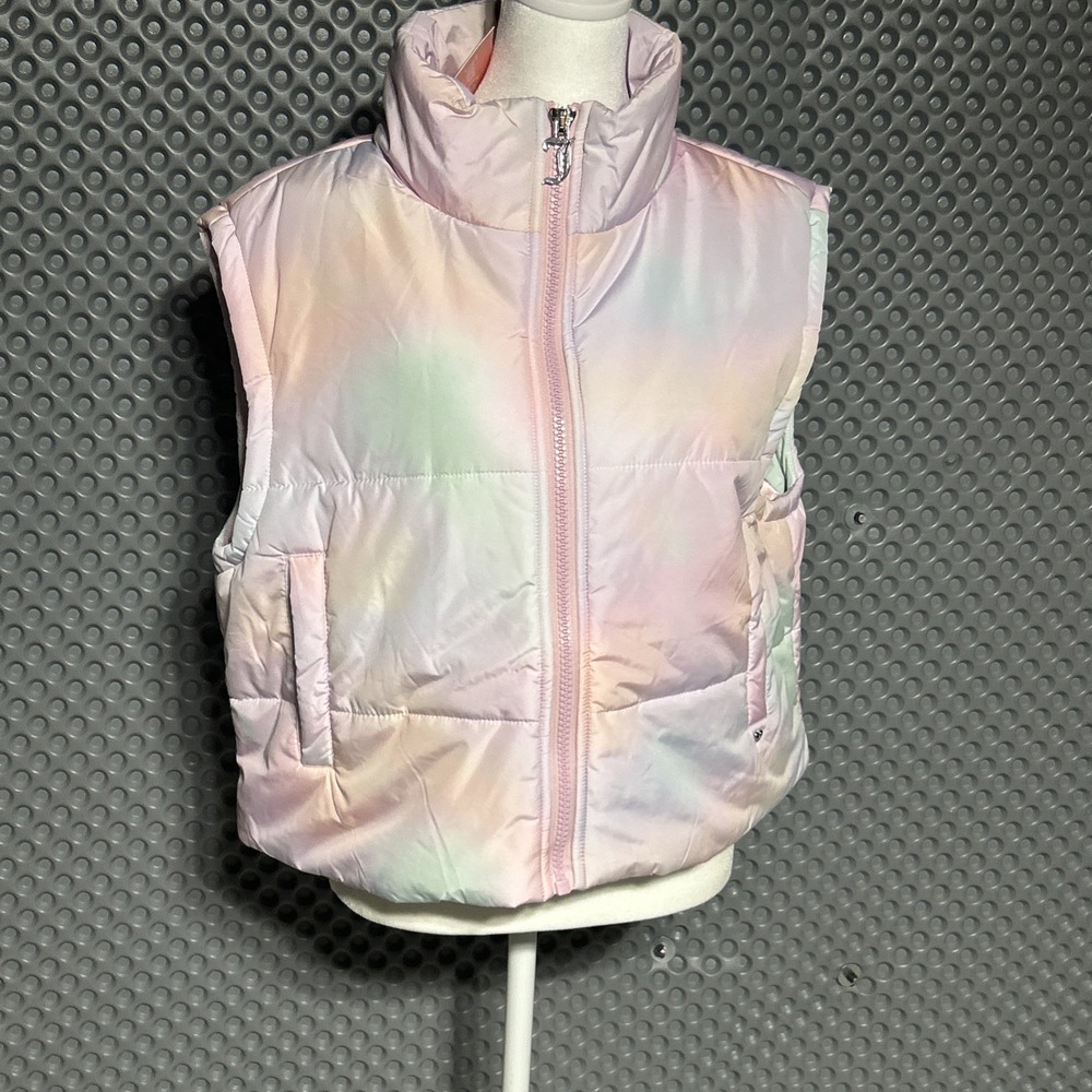 NEW Juicy Couture Women's Cloud‎ Puffer Vest Boxy  Jacket Y2K  2 Avail XL Or M